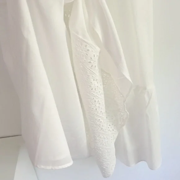 English Factory Eyelet Midi Dress White NWT Midi